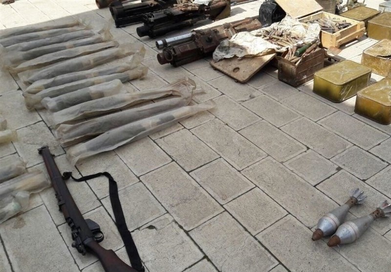کشف انبار سلا‌ح‌های غربی تروریست‌ها در استان داریّای سوریه