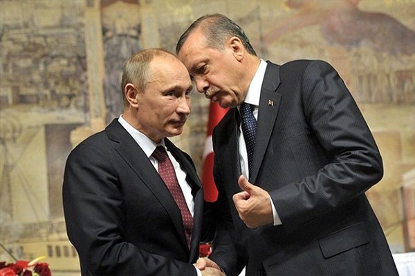 اردوغان درباره همکاری مشترک در خصوص سوریه با پوتین گفتگو می کند