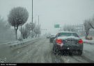 بارش برف و باران در اکثر محورهای استان اصفهان همچنان ادامه دارد