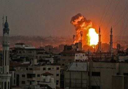 حمله هوایی رژیم صهیونیستی به شمال غزه