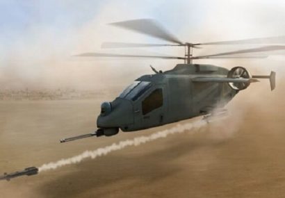 تولید هلیکوپتر نظامی هوشمند با پره های تاشو