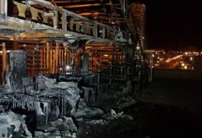 آتش‌سوزی مجتمع تجاری در غرب تهران