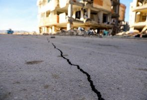 وضعیت جاده‌ای مسجدسلیمان پس از وقوع زلزله