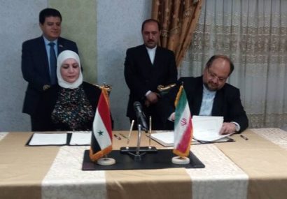 ایران و سوریه در زمینه رفاه و اشتغال سند مشترک همکاری امضا کردند