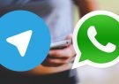 «واتس‌آپ» در حال سبقت از «تلگرام»