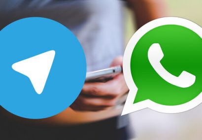«واتس‌آپ» در حال سبقت از «تلگرام»