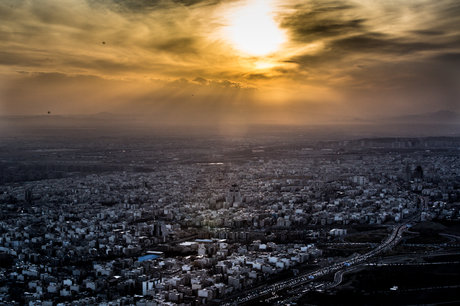 کاهش موقتی کیفیت هوای تهران