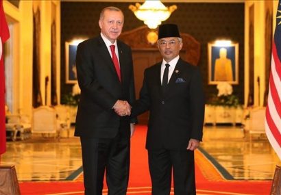 دیدار اردوغان با پادشاه مالزی
