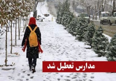مدارس ابتدایی شهر تهران و مدارس متوسطه اول مناطق یک تا ۵ در روز دوشنبه تعطیل شد