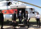 بازدید هوایی رئیس‌جمهور از مناطق سیل‌زده جنوب سیستان و بلوچستان