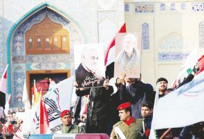 تشییع پیکر شهدای مقاومت در بغداد ، کربلا و نجف