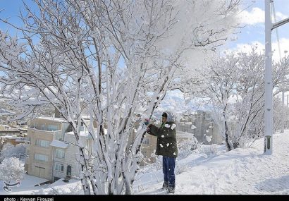 هواشناسی ایران ۹۸/۱۱/۱۷| برف و باران کشور را فرا می گیرد
