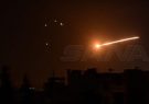 مقابله پدافندی با حملات موشکی رژیم صهیونیستی به مرکز و جنوب سوریه