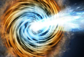تابش پرتوهای سیاه‌چاله به زمین