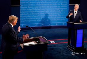 آشفتگی در اولین مناظره انتخاباتی ترامپ و بایدن