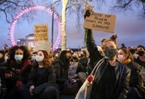 ادامه اعتراضات لندنی‌ها علیه پلیس پس از قتل یک زن جوان