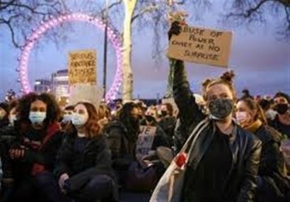 ادامه اعتراضات لندنی‌ها علیه پلیس پس از قتل یک زن جوان