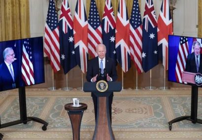 اعلام پیمان دفاعی آمریکا، انگلیس و استرالیا برای مقابله با قدرت چین/واکنش پکن