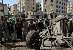 حمله هوایی ائتلاف سعودی به پایتخت یمن