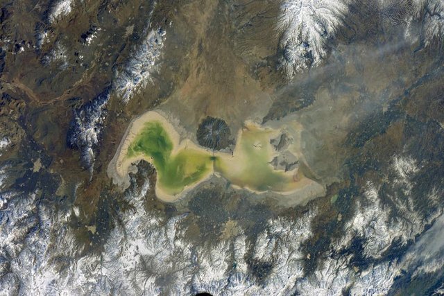 آخرین وضعیت دریاچه ارومیه از منظر فضا/حال ناخوش “ماتیانوس” ایران