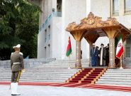 استقبال رسمی رئیسی از سلطان عمان
