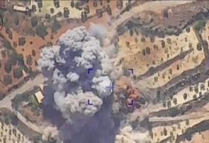 حمله هوایی سوریه و روسیه به مواضع تروریستها در ادلب