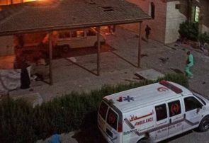 صهیونیست‌ها یک بیمارستان را در غزه بمباران کردند/ بیش از ۵۰۰ فلسطینی شهید شدند