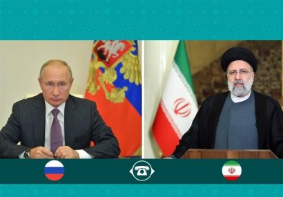 پوتین در گفتگو با رئیسی: پاسخ ایران بهترین تنبیه متجاوز بود