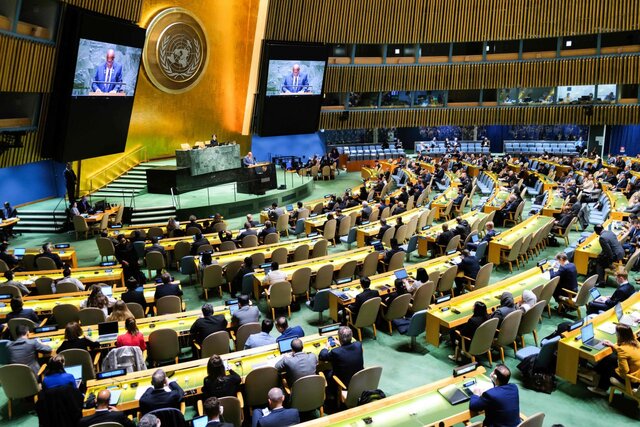 موافقت مجمع عمومی سازمان ملل درباره عضویت کامل فلسطین