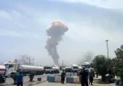 سازمان بنادر: اطفای حریق بندر شهید رجایی با همه امکانات در حال انجام است