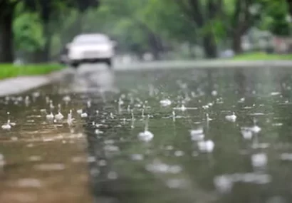 رگبار باران و کاهش نسبی دما در ۱۳ استان