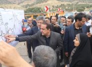 وزیر راه و شهرسازی از پروژه باند دوم تونل آزادی ایلام بازدید کرد