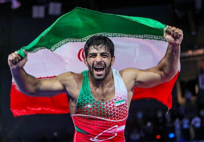 خاطره بازی اتحادیه جهانی کشتی با قهرمان ایرانی المپیک