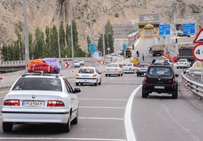 مسیر شمال به جنوب آزادراه تهران – شمال و جاده چالوس مسدود شد