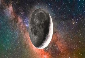 ماه در حال فرار کردن از زمین است