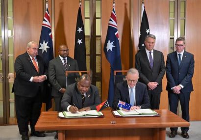 امضای توافق‌نامه نظامی استرالیا و «پاپوآ گینه نو» در سایه گسترش نقش منطقه‌ای چین