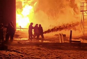 آتشسوزی در کارخانه بزرگ فرآوری گاز روسیه در پی حمله پهپادی اوکراین آتشسوزی در کارخانه بزرگ فرآوری گاز روسیه در پی حمله پهپادی اوکراین