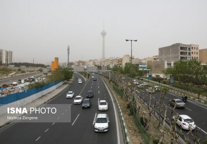 تداوم وضعیت نارنجی هوای تهران تداوم وضعیت نارنجی هوای تهران