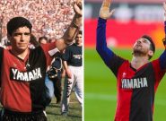 پرواز مسی به یاد دیه‌گو در شبی که فوتبال اشک ریخت