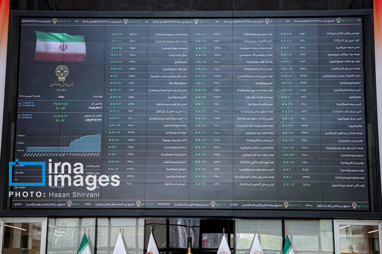 بورس ۳۱ هزار واحد رشد کرد