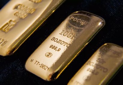 افزایش بیش از ۱۰۰ میلیارد دلاری ارزش ذخایر طلای روسیه ظرف یک سال