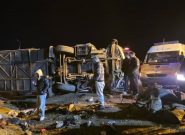 اسامی مصدومان حادثه واژگونی اتوبوس اصفهان - مشهد اعلام شد اسامی مصدومان حادثه واژگونی اتوبوس اصفهان – مشهد اعلام شد