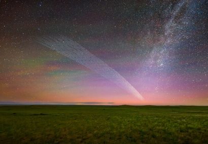 عکس روز ناسا از یک دنباله‌دار مصنوعی